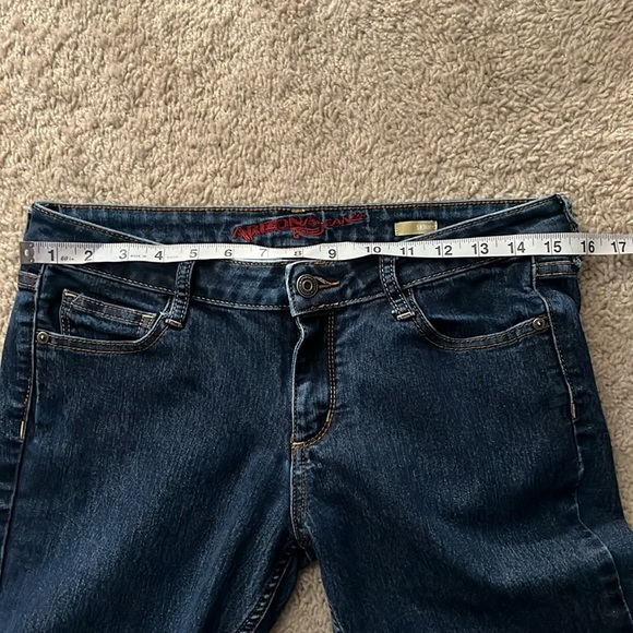 EUC Arizona Jeans Medium Wash skinny Jeans Stretch Juniors Size 11 - Picture 13 of 14